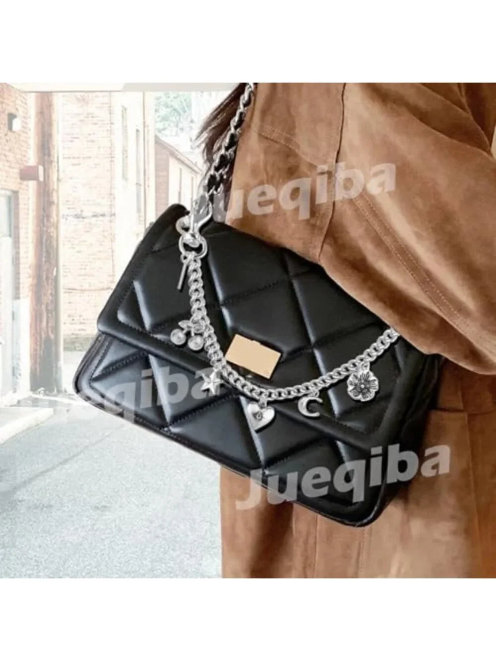 Chic Bag Charm Keychain - Stylish Purse Accessory for Women’s Handbags